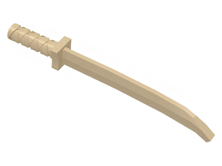 Меч Lego Minifigure,30173b Weapon Sword, Shamshir / Katana 